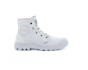 Cizme Palladium Pampa Hi Dama Albi | NG7936208