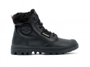 Cizme Palladium Pampa Hi Snow Warm Dama Negrii | YB5273640