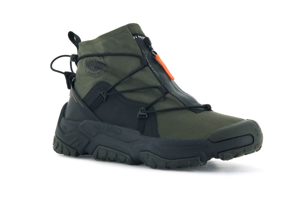 Adidasi Palladium Off-grid Hi Zip Waterproof + Copii Masline Verzi | VH2765840