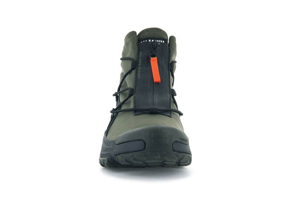 Adidasi Palladium Off-grid Hi Zip Waterproof + Copii Masline Verzi | VH2765840