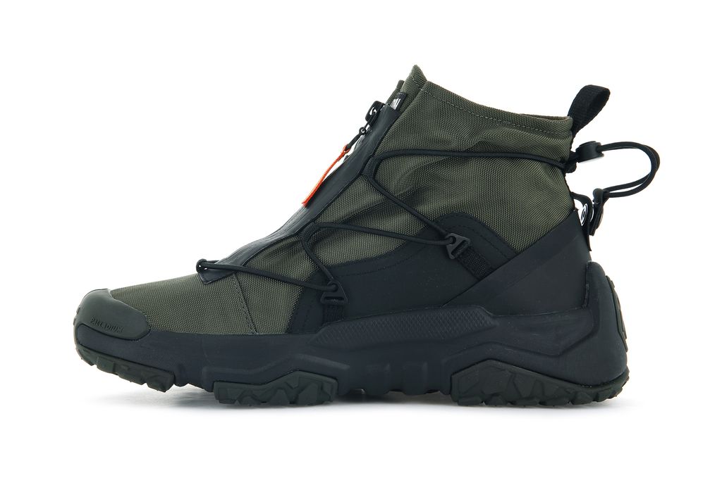 Adidasi Palladium Off-grid Hi Zip Waterproof + Copii Masline Verzi | VH2765840