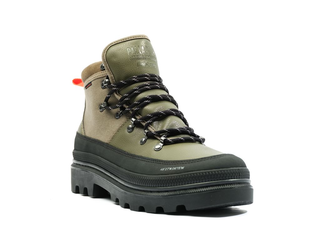 Cizme Palladium Pallatrooper Hiker Wp+ Barbati Masline Verzi | AJ5197384