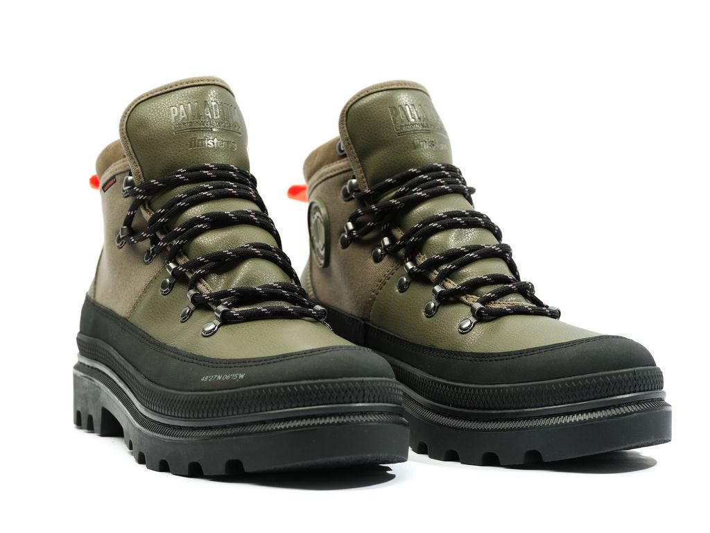 Cizme Palladium Pallatrooper Hiker Wp+ Barbati Masline Verzi | AJ5197384