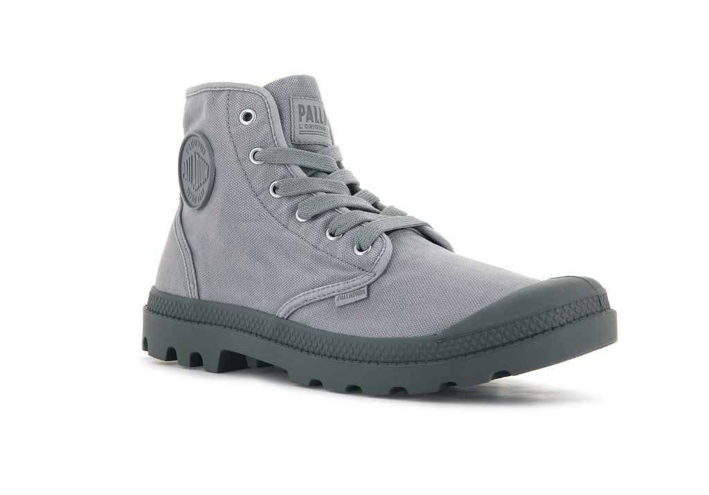 Cizme Palladium Pampa Hi Barbati Gri | JK3579016