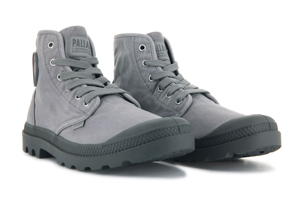 Cizme Palladium Pampa Hi Barbati Gri | JK3579016