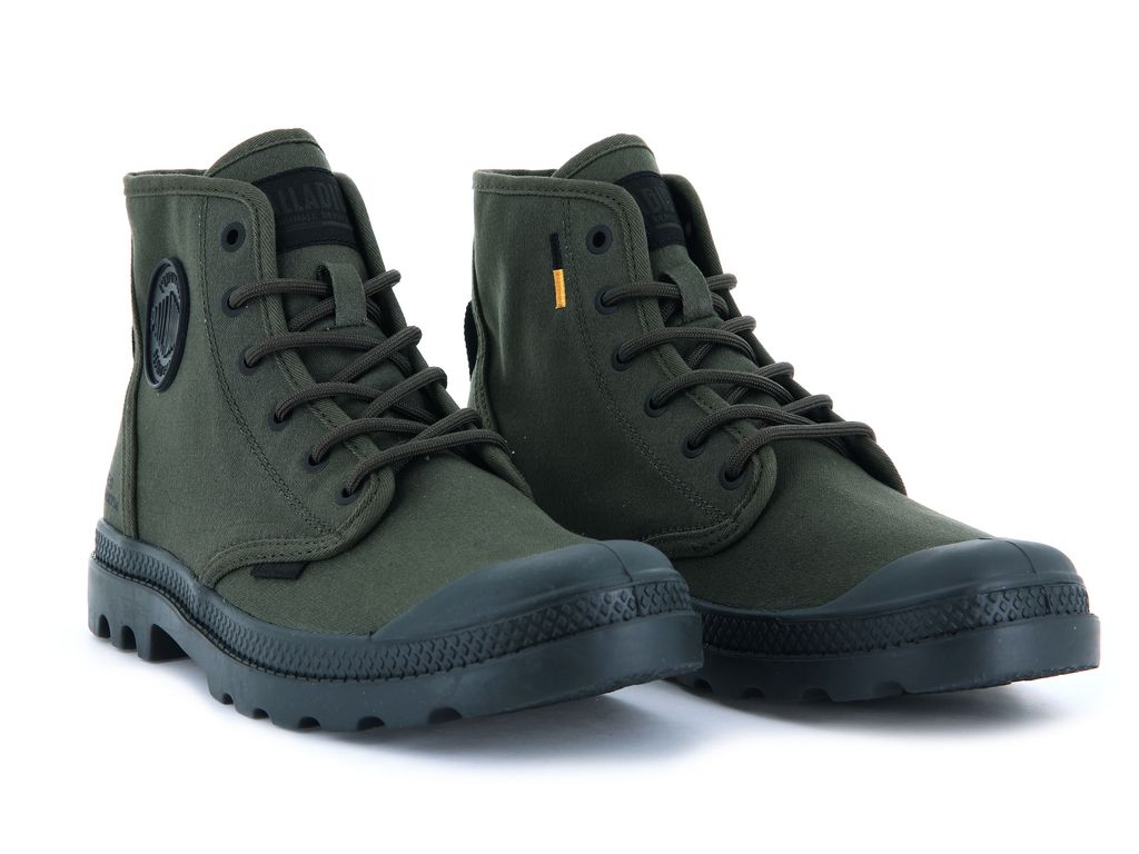 Cizme Palladium Pampa Hi Htg Supply Copii Masline Verzi | HU9254810