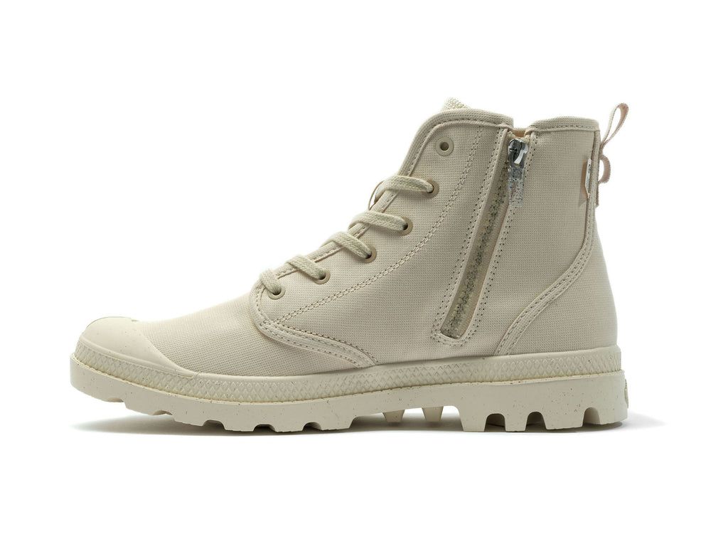 Cizme Palladium Pampa Hi Zip Organic Barbati Sahara | UZ4310896