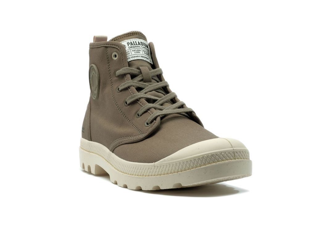 Cizme Palladium Pampa Hi Zip Organic Barbati Verzi | TJ4809517