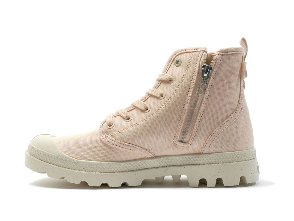 Cizme Palladium Pampa Hi Zip Organic Copii Peaskin | UP4609753