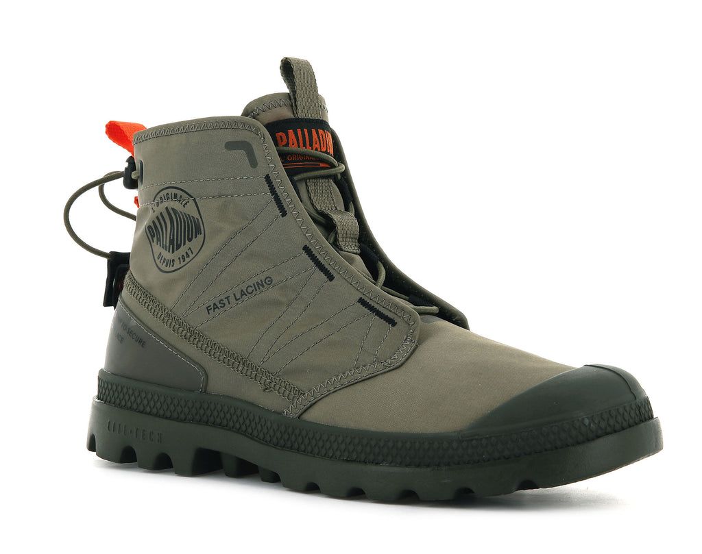 Cizme Palladium Pampa Travel Lite Barbati Verzi | RQ0916482