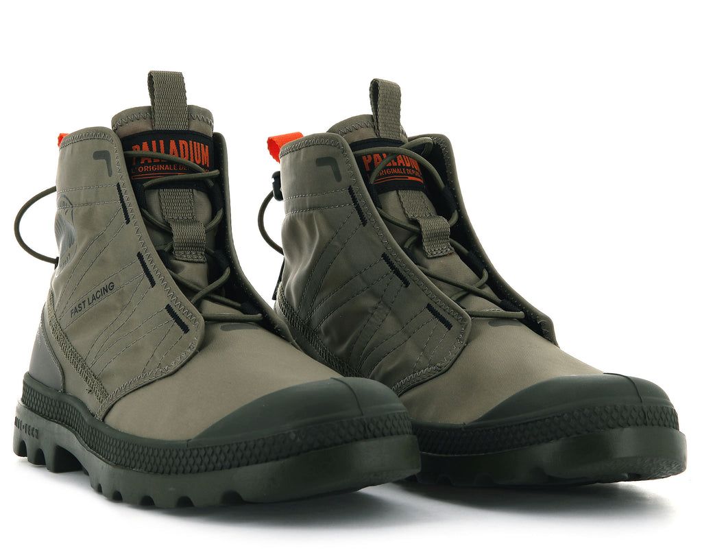 Cizme Palladium Pampa Travel Lite Barbati Verzi | RQ0916482