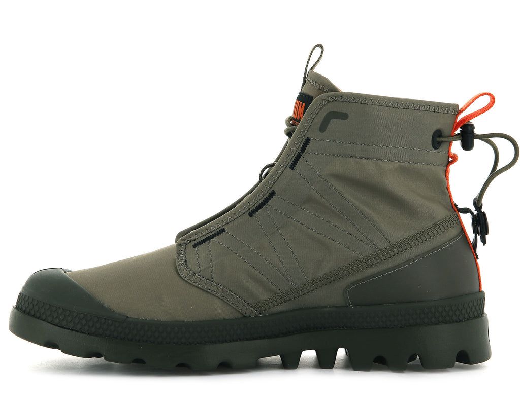 Cizme Palladium Pampa Travel Lite Copii Verzi | YF7618524