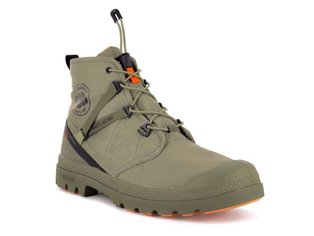 Cizme Palladium Pampa Travel Lite+ Waterproof Copii Dune | IW4165987