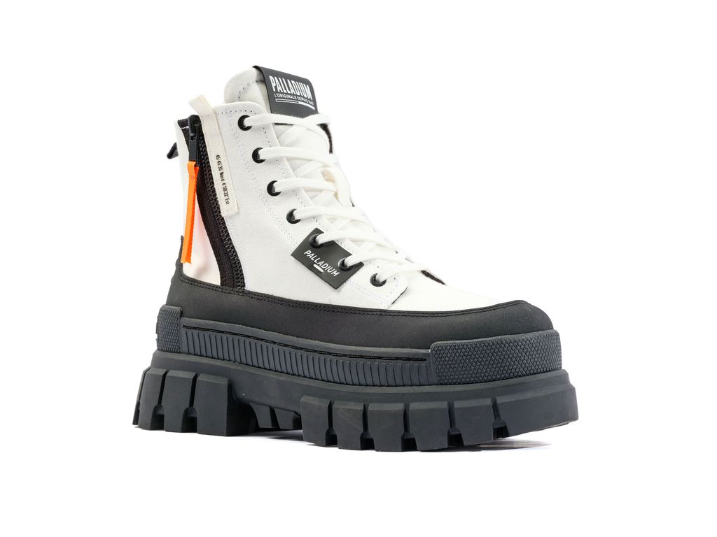 Cizme Palladium Revolt Boot Zip Tx Dama Albi | AK1028796