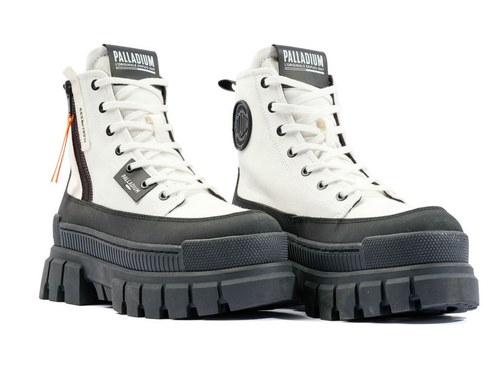 Cizme Palladium Revolt Boot Zip Tx Dama Albi | AK1028796