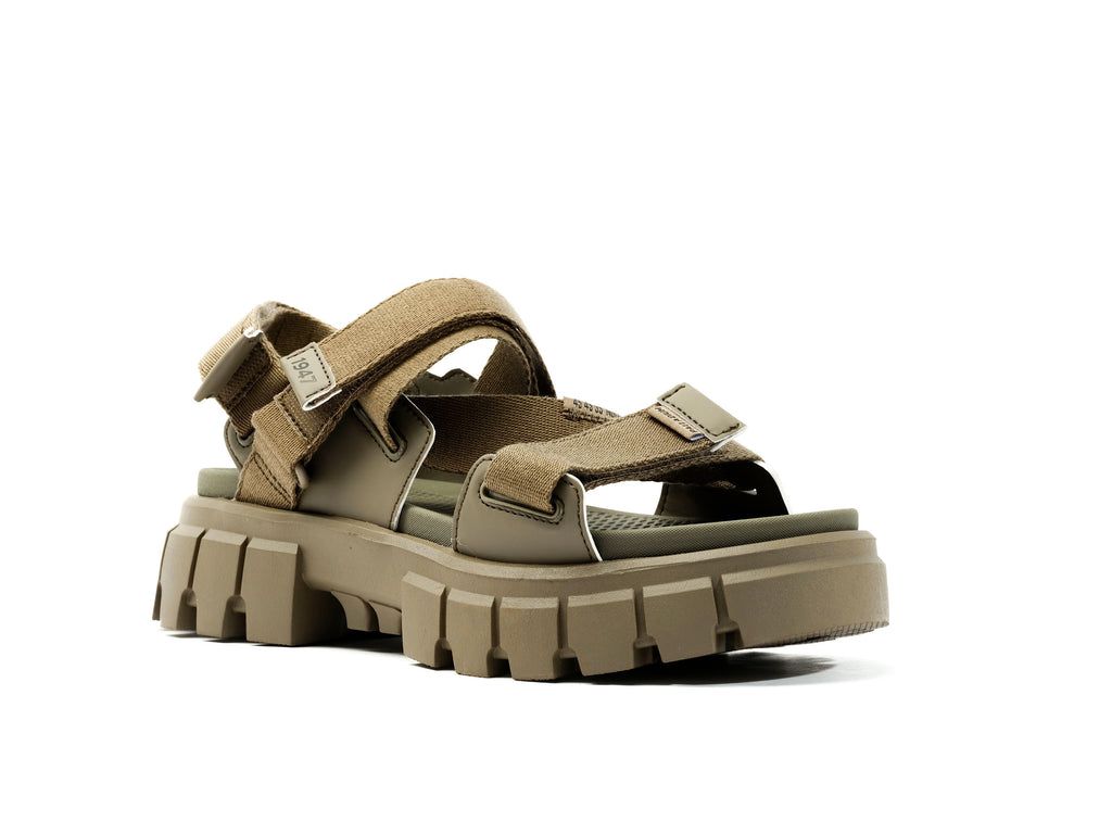 Sandale Palladium Revolt Sandal Mono Dama Verzi | OX5612079