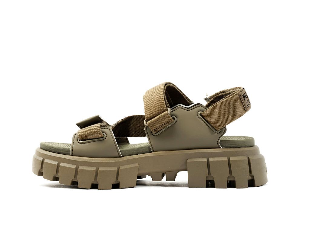 Sandale Palladium Revolt Sandal Mono Dama Verzi | OX5612079