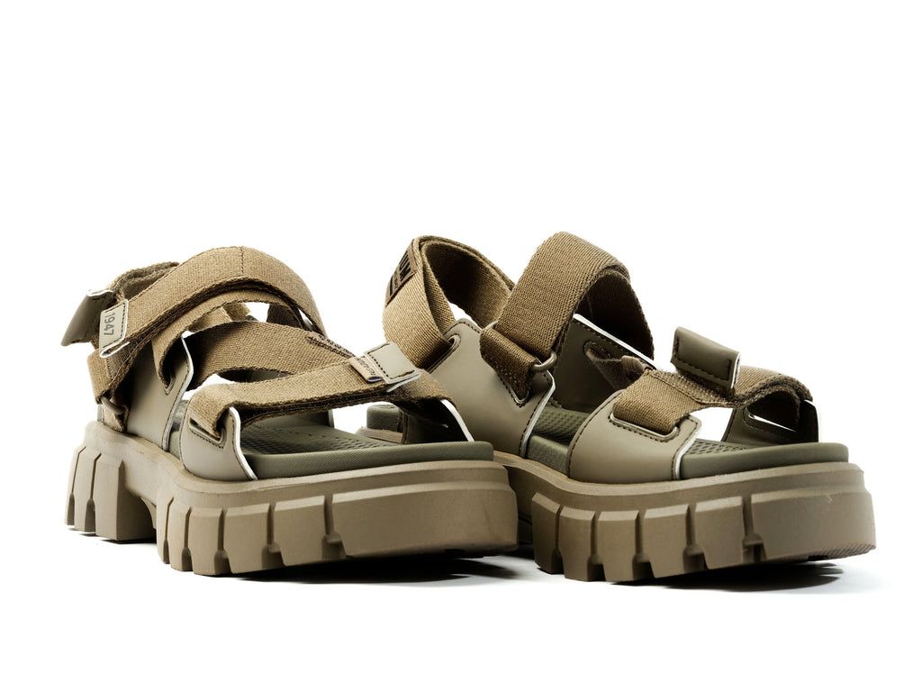 Sandale Palladium Revolt Sandal Mono Dama Verzi | OX5612079