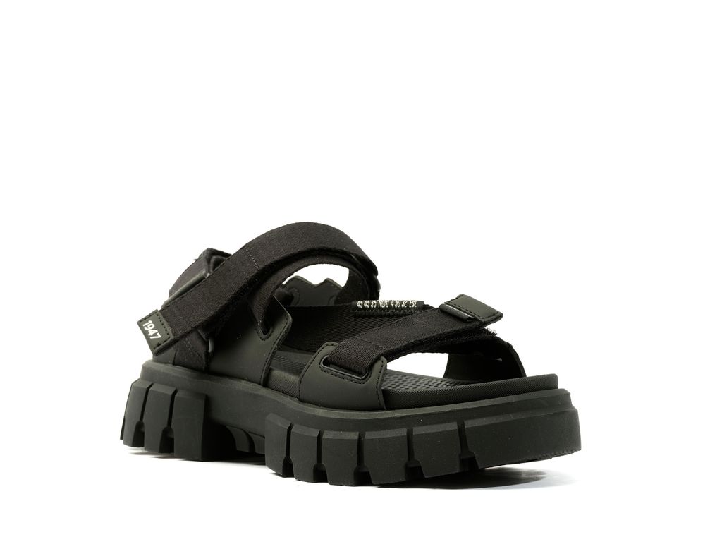 Sandale Palladium Revolt Sandal Mono Dama Negrii | ZU0785342